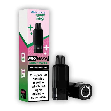 Strawberry Kiwi Hayati Pro Max Plus Prefilled Pods - VAPOURS CLUB