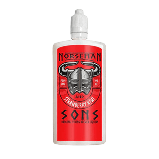 Strawberry Kiwi Norseman & Sons Shortfill E-Liquid 100ml - VAPOURS CLUB