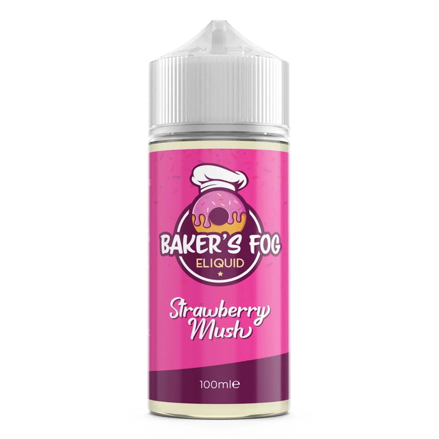 Strawberry Mush Baker's Fog Shortfill 100ml 0mg E-Liquid - VAPOURS CLUB