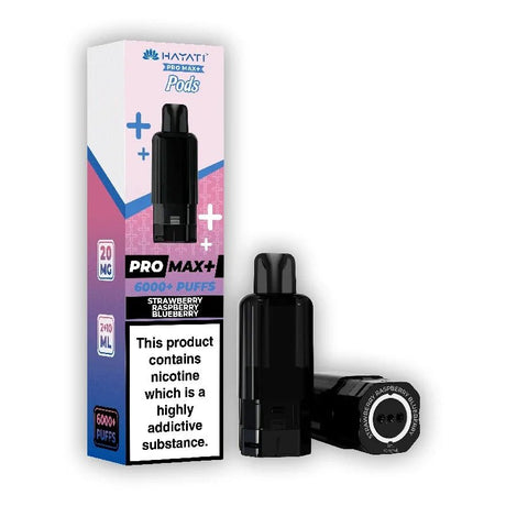 Strawberry Raspberry Blueberry Hayati Pro Max Plus Prefilled Pods - VAPOURS CLUB