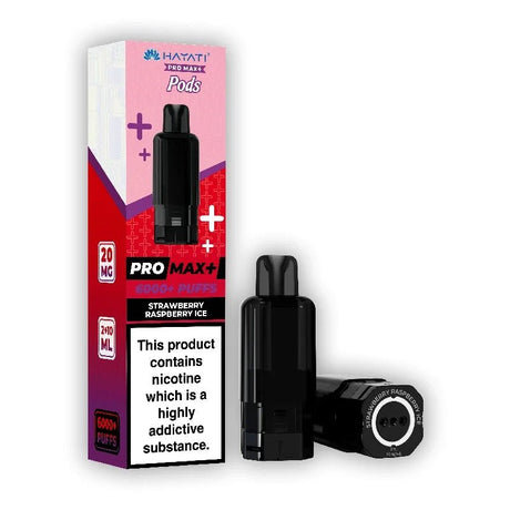 Strawberry Raspberry Ice Hayati Pro Max Plus Prefilled Pods - VAPOURS CLUB