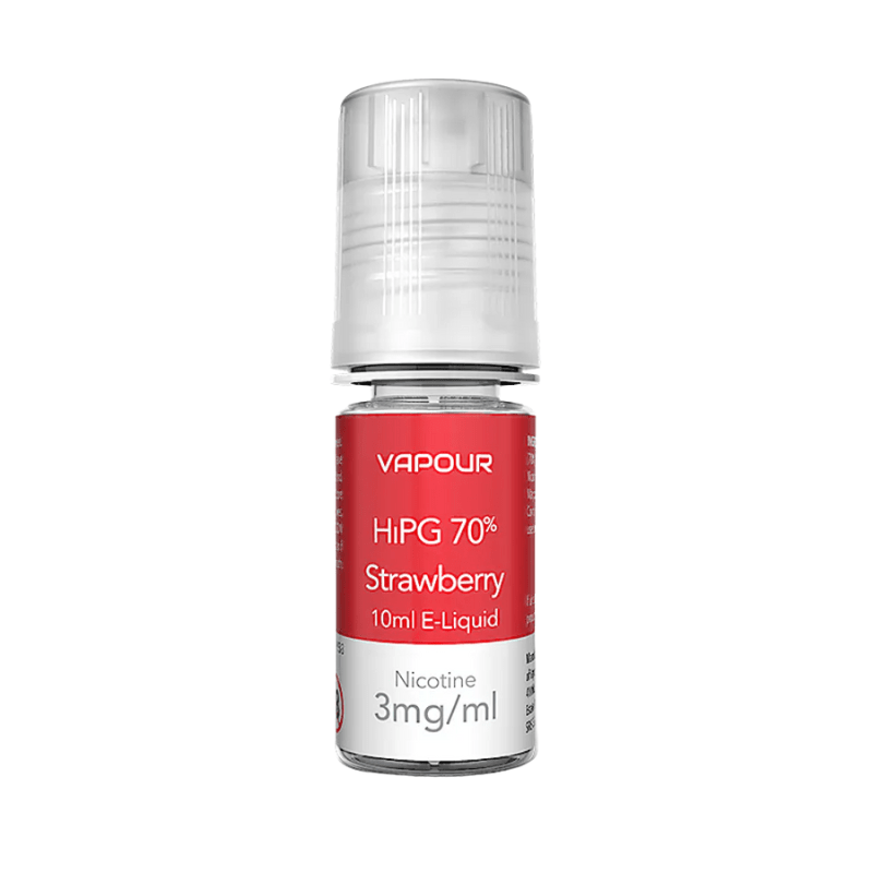 Strawberry Vapour High PG E Liquid - VAPOURS CLUB
