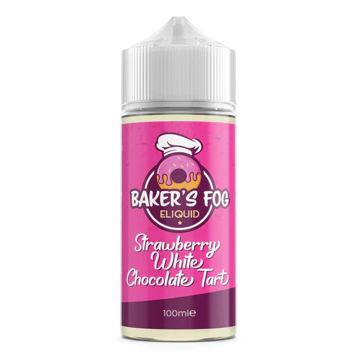 Strawberry White Chocolate Tart Baker's Fog Shortfill 100ml 0mg E-Liquid - VAPOURS CLUB