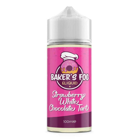 Strawberry White Chocolate Tart Baker's Fog Shortfill 100ml 0mg E-Liquid - VAPOURS CLUB
