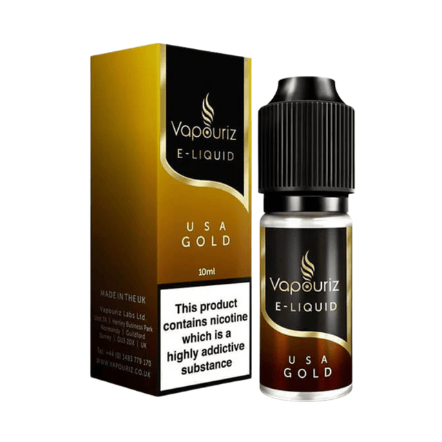 USA Gold Tobacco Vapouriz Premium E-Liquid - VAPOURS CLUB