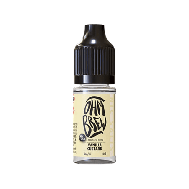 Vanilla Custard Ohm Brew Nic Salt 50/50 E-Liquid - VAPOURS CLUB