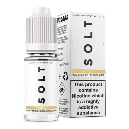 Vanilla Solt E-Liquid - VAPOURS CLUB