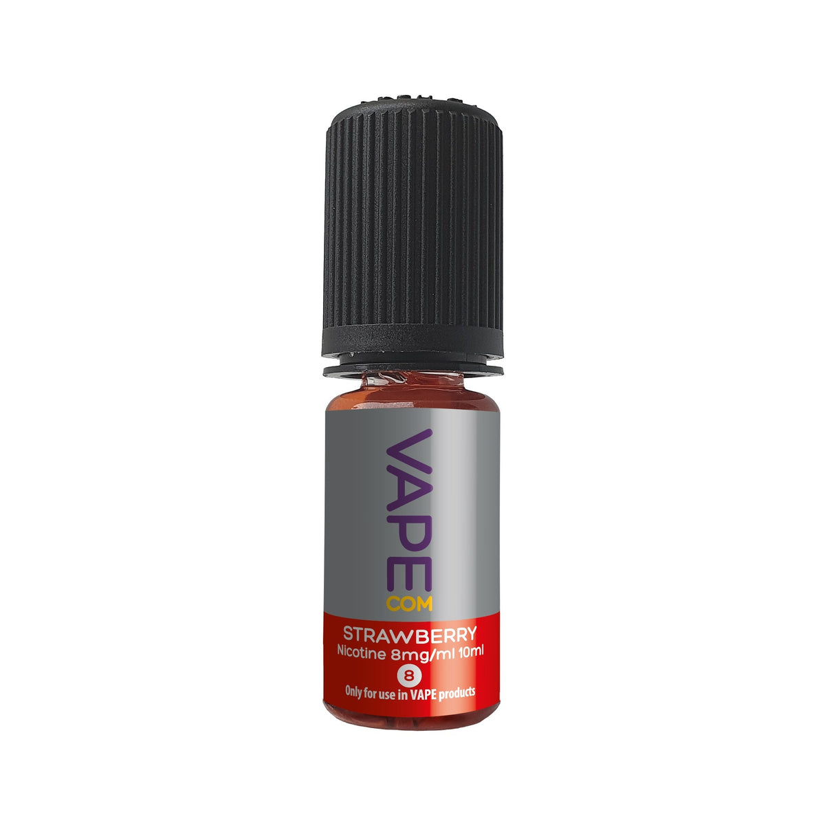 VAPEcom Strawberry E-Liquid | 10ml Freebase | Original VIP Flavour - VAPOURS CLUB