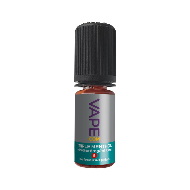 VAPEcom Triple Menthol E-Liquid | 10ml Freebase | Original VIP Flavour - VAPOURS CLUB