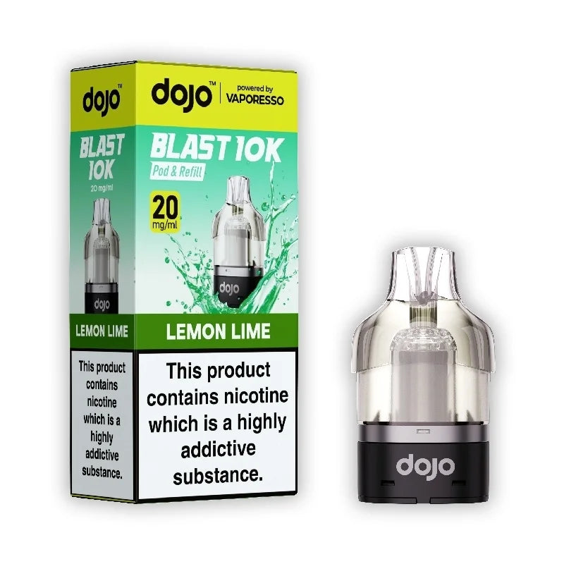 Lemon Lime DOJO Blast 10K Pod By Vaporesso