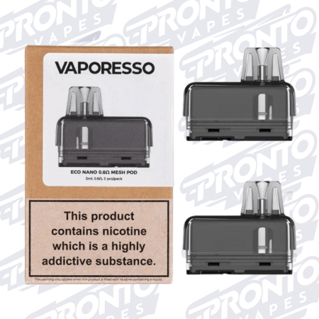 Vaporesso Eco Nano Replacement Pods XXL (0.8Ω) - PRONTO VAPES