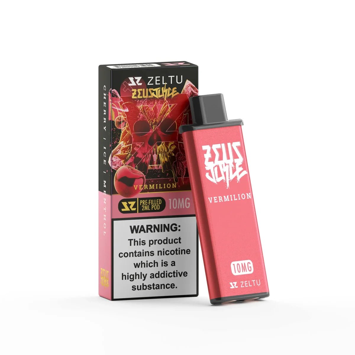 Vermilion Prefilled Zeltu X3 Pod - VAPOURS CLUB