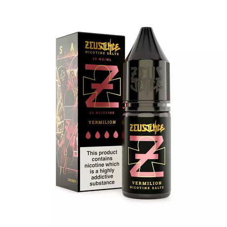 Vermilion Zeus Juice Nic Salts E-Liquid - VAPOURS CLUB
