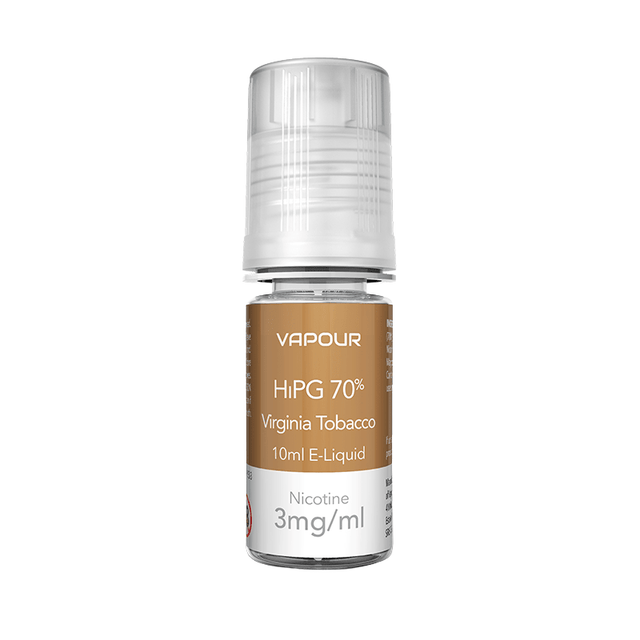 Virginia Tobacco Vapour High PG E Liquid - VAPOURS CLUB