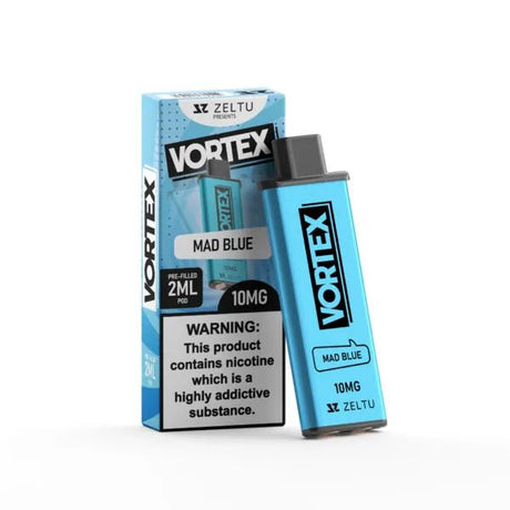 Vortex – Mad Blue Prefilled Zeltu X3 Pod - VAPOURS CLUB