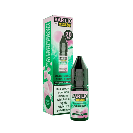 Watermelon Bubblegum BAR LIQ Zeus Juice Nic Salts E-Liquid - VAPOURS CLUB