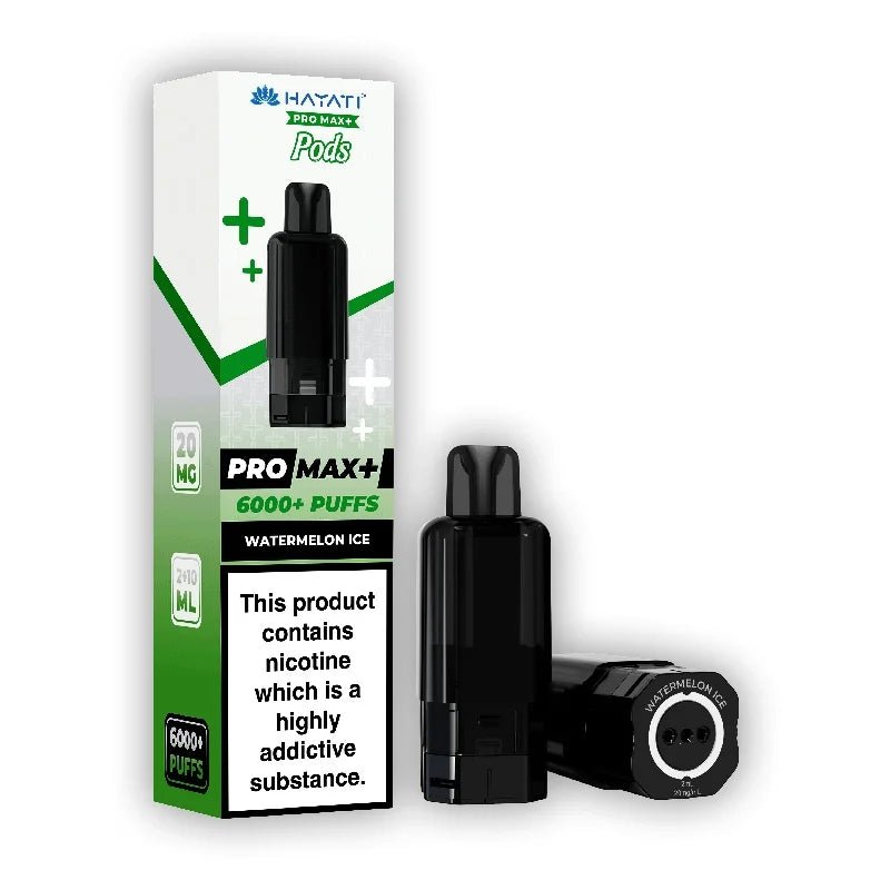 Watermelon Ice Hayati Pro Max Plus Prefilled Pods - VAPOURS CLUB