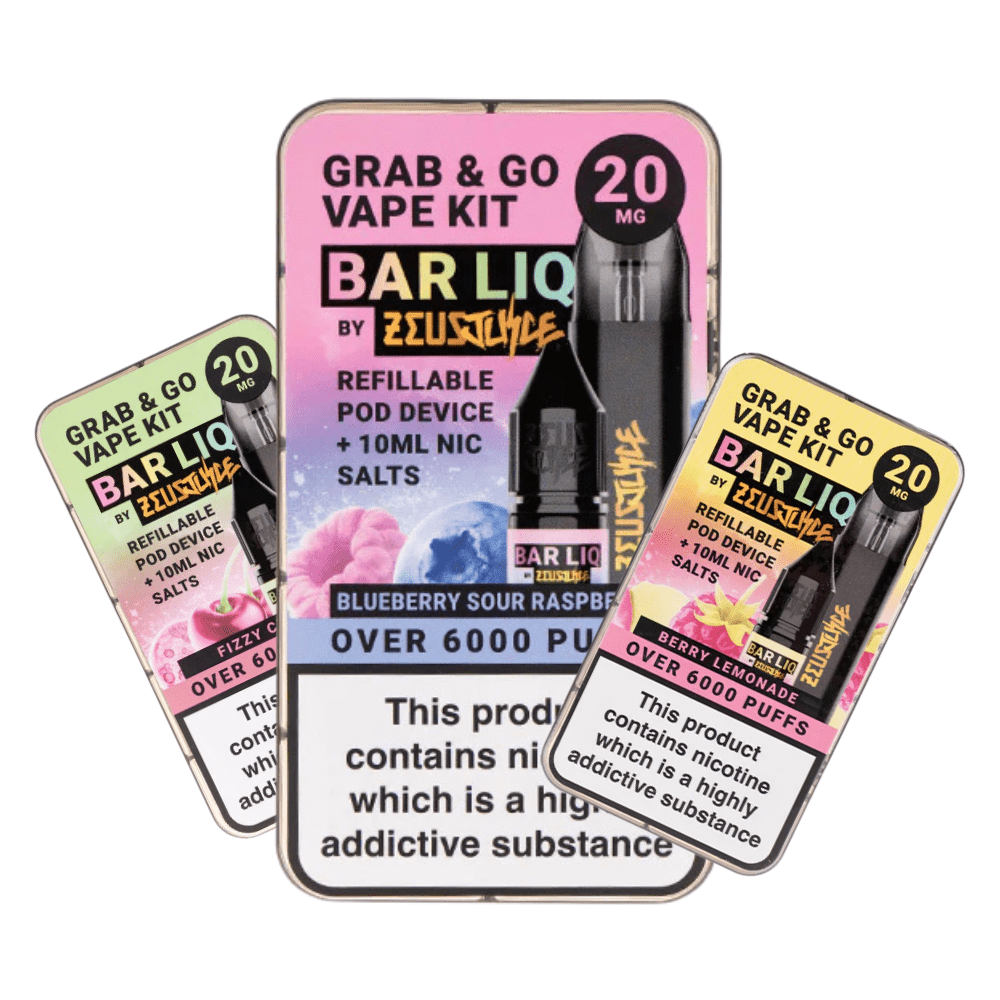 Zeus Juice Grab & Go Pod Kit 20mg - VAPOURS CLUB
